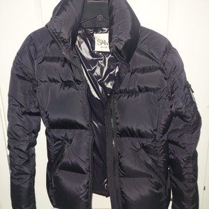 SAM. New York Black Freestyle Down Puffer Jacket Coat